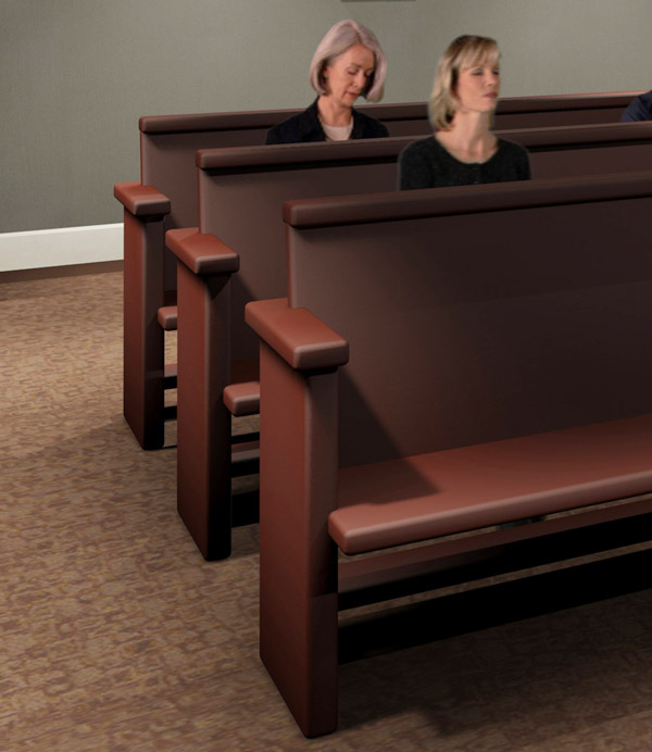 Navy blue bows for pewsuk wiki pews in roman catholic churches